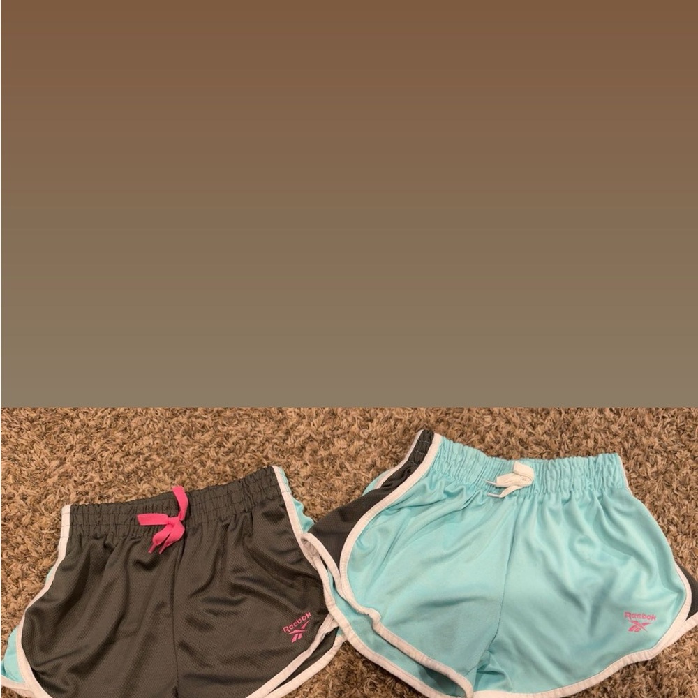 Reebok Athletic Shorts Black and Blue